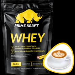 Сывороточный протеин Prime Kraft Whey protein (спец. пищевой продукт СГР) 900 г Капучиноsr33819 - фото 1