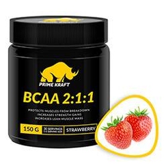 Prime Kraft BCAA 2:1:1 (спец. пищевой продукт СГР) 150 г strawberrysr33782 - фото 1