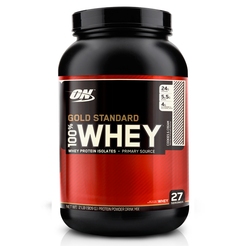 Протеин сывороточный изолят Optimum Nutrition 100 % Whey protein Gold standard 908 г Cookies&Creamsr30222 - фото 1