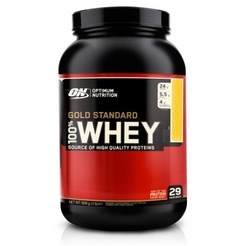 Протеин сывороточный изолят Optimum Nutrition 100 % Whey protein Gold standard 908 г Vanilla Ice Creamsr30219 - фото 1