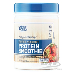 Протеин сывороточный изолят Optimum Nutrition Greek Yogurt Protein Smoothie 460 г Strawberrysr30985 - фото 1