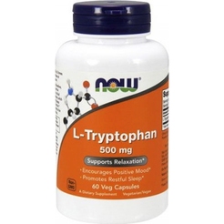 Аминокислоты NOW L-Tryptophan 500 mg 60 sr34907 - фото 1
