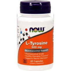 Аминокислоты NOW L-Tyrosine 500 mg 60 sr6221 - фото 1