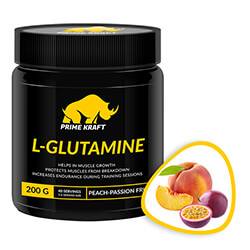 Аминокислоты Prime Kraft L-Glutamine    200  peach-passion fruit sr33802
