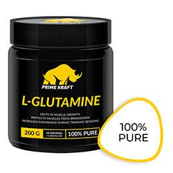 Аминокислоты Prime Kraft L-Glutamine    200  pure sr33801