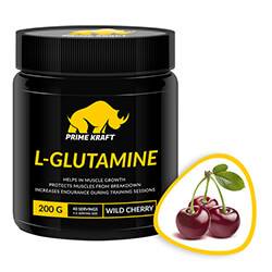 Аминокислоты Prime Kraft L-Glutamine    200  Wild Cherry sr33806
