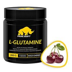 Аминокислоты Prime Kraft L-Glutamine    200  Wild Cherrysr33806 - фото 1