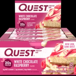 Батончик Quest Nutrition  QuestBar 12    White Chocolate Raspberrysr25306 - фото 1