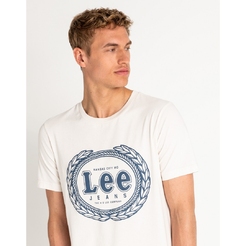 Футболка Lee Emblem Tee EcruL61XFELO - фото 4