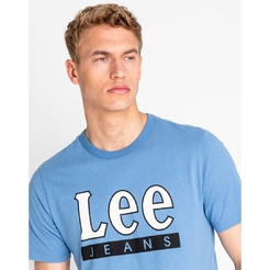 Футболка Lee Jeans Logo Tee Frost BlueL64JFEMJ - фото 5