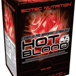 Предтренировочный комплекс Scitec Nutrition Hot Blood 30 BOX 25 sachet sr27493 - фото 1