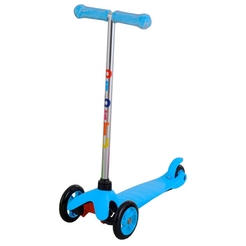 Самокат детский Bibitu Sweet колеса 120 мм голубой (нескольз. платформа)00053719 - фото 1