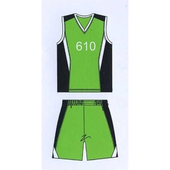 Форма баскетбольная Melior цв.зеленый-черный-белый р.56-194(ХXL)00036389 - фото 1