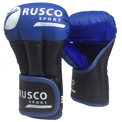 Перчатки для рукопашного боя Sport синий  6 унций00051240 - фото 1