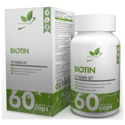 Витамины NaturalSupp Biotin 5000mcg 60 sr31237 - фото 1