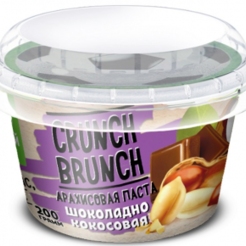 Crunch-Brunch Арахисовая паста 200 г шоколадно-кокосоваяsr12407 - фото 1