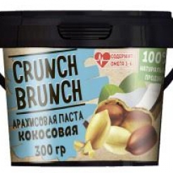 Crunch-Brunch Арахисовая паста 300 г кокосsr2581 - фото 1