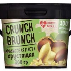 Crunch-Brunch Арахисовая паста 300 г хрустящаяsr2583 - фото 1
