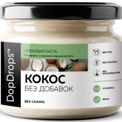 DopDrops Кокосовая паста 250 г без добавокsr30820 - фото 1