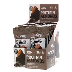 Батончик Optimum Nutrition Protein Almonds 48   43  Chocolate Espressosr35824 - фото 1