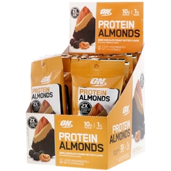 Батончик Optimum Nutrition Protein Almonds Dark 48   43  Chocolate Peanut Buttersr35826 - фото 1