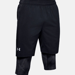 Шорты Under Armour M Ua Launch Sw Long 2-in-1 Printed Short1355480-001 - фото 4