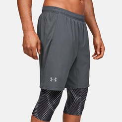 Шорты Under Armour M Ua Launch Sw Long 2-in-1 Printed Short1355480-012 - фото 6