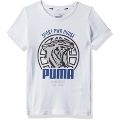 Футболка Puma Alpha Graphic Tee B White580229027 - фото 1