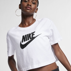 Футболка Nike W Sportswear Essential Cropped T-ShirtBV6175-100 - фото 2