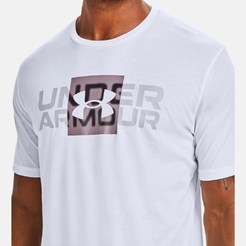 Футболка Under armour Ua Box Logo Wordmark Ss1357156-100 - фото 4