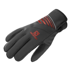 Перчатки Salomon Gloves Rs Warm Glove U Bk/bk/rd_dahliaLC1410900 - фото 1