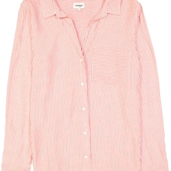 Рубашка Wrangler 1 Pkt Stripe Shirt Bittersweet RedW5R4TIXBO - фото 3