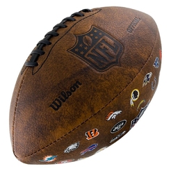Мяч для американского футбола Wilson NFL 32 TEAM LOGOWTF1758XBNF32 - фото 2
