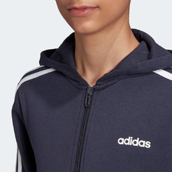 Толстовка Adidas Yb E 3S Full Zip HoodedEI7997 - фото 3