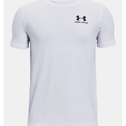 Футболка Under Armour Cotton Short Sleeve T-shirt1363294-100 - фото 1