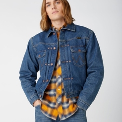Джинсовая куртка Wrangler Men Flannel Heritage JacketW466YG516 - фото 1