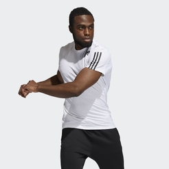 Футболка Adidas Primeblue Aeroready 3-Stripes T-ShirtH16877 - фото 2