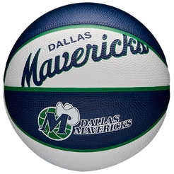 Баскетбольный мяч Wilson NBA TEAM RETRO DALLAS MAVERICKSWTB3200XBDAL - фото 1