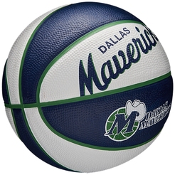 Баскетбольный мяч Wilson NBA TEAM RETRO DALLAS MAVERICKSWTB3200XBDAL - фото 3