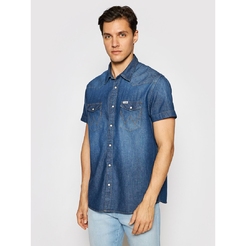 Рубашка джинсовая Wrangler Men Ss Western ShirtW5J05K30P - фото 1