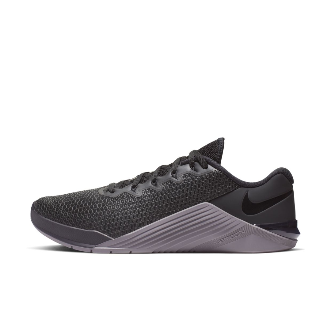 nike metcon 5 black and grey