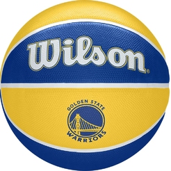 Баскетбольный мяч Wilson NBA TEAM TRIBUTE BSKT GS WARRIORSWTB1300XBGOL - фото 1