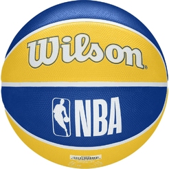Баскетбольный мяч Wilson NBA TEAM TRIBUTE BSKT GS WARRIORSWTB1300XBGOL - фото 2