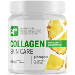 4Me Nutrition Collagen Skin Care + vitamin C + Hyaluronic Acid 200 г Ананасsr38782 - фото 1