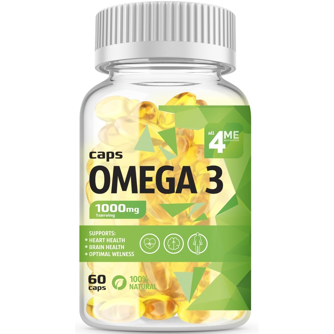 Полезные жиры all4ME Omega 3 1000 mg 60  sr36841