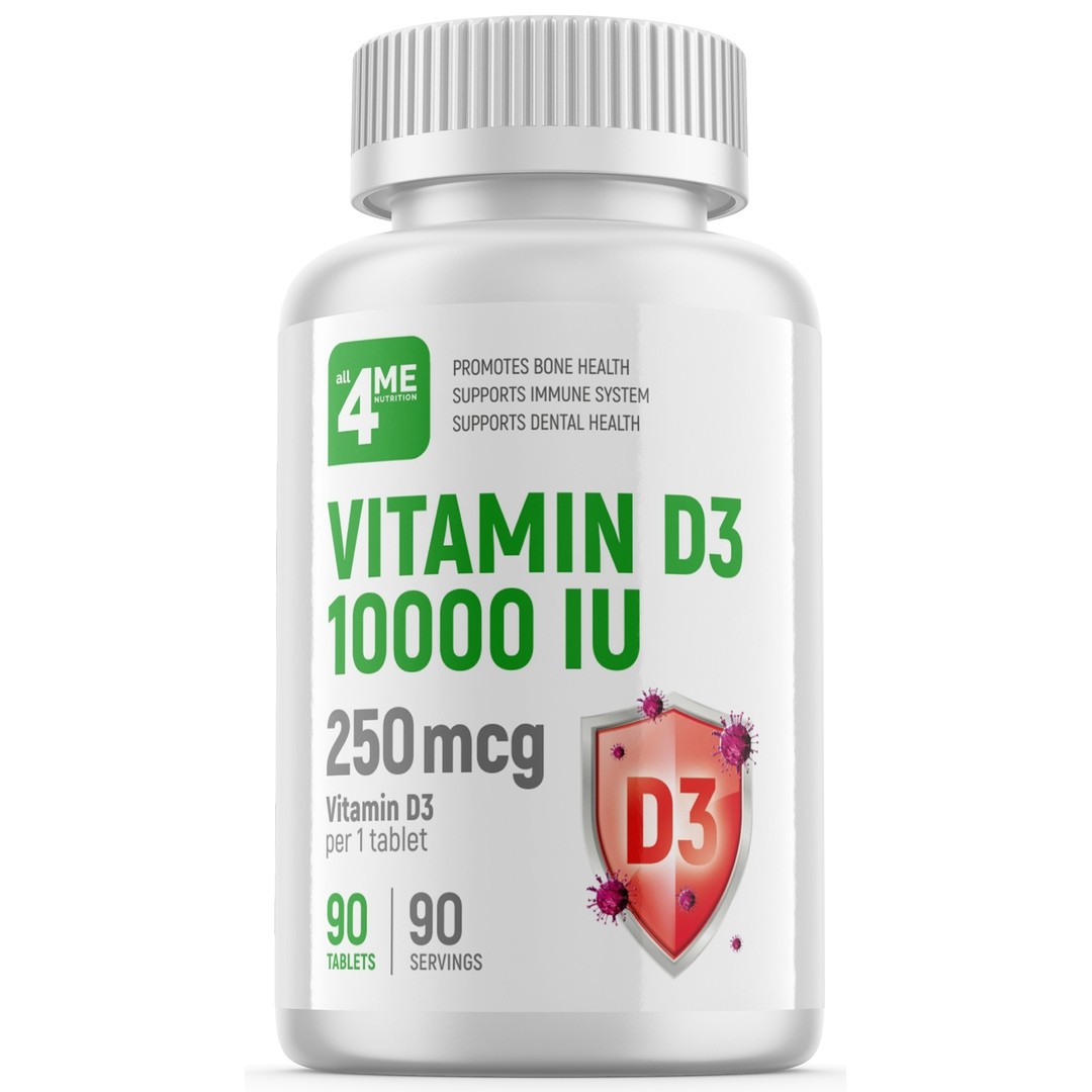 Витамины all4ME Vitamin D3 10000 IU 90  sr41903