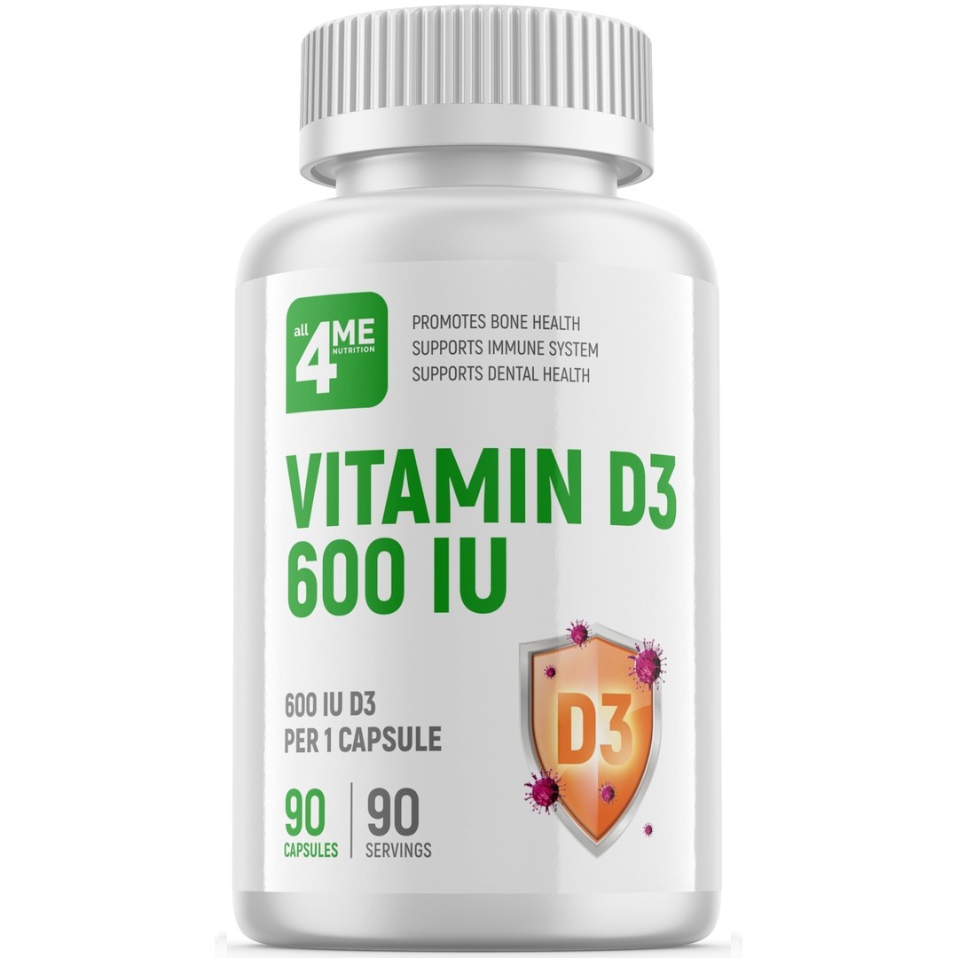 Витамины all4ME Vitamin D3 600 IU 90  sr40959