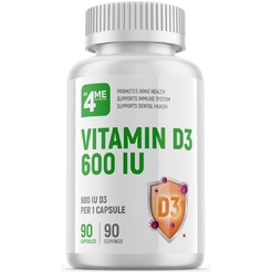 Витамины all4ME Vitamin D3 600 IU 90 sr40959 - фото 1