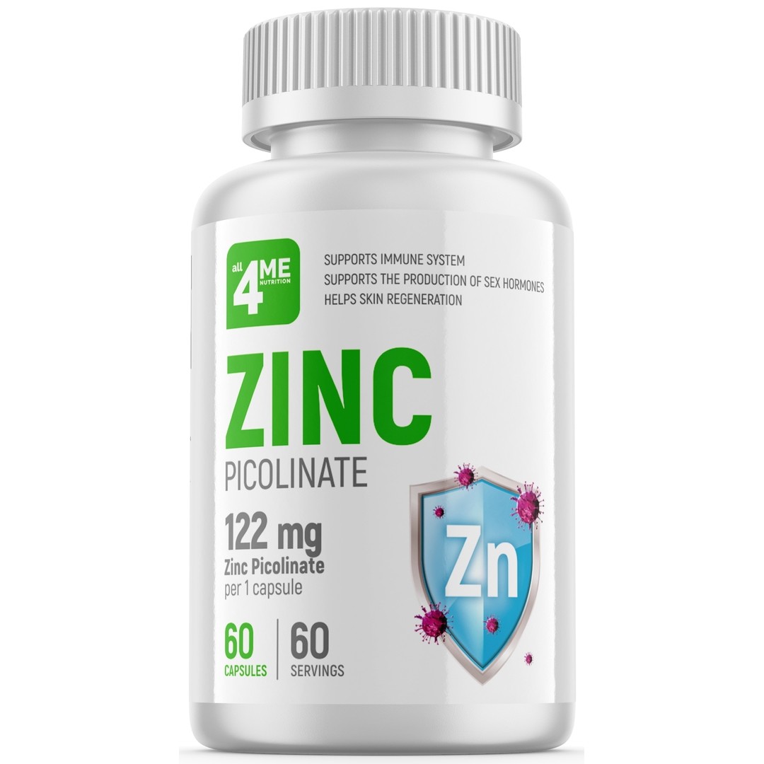 Тестостерон all4ME Zinc Picolinate 122 mg 60  sr41139