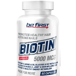 Витамины Be First Biotin 5000 mcg 60 sr38794 - фото 1